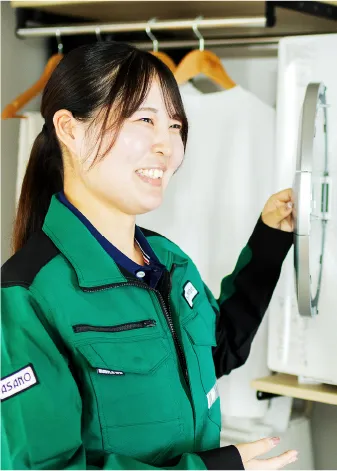 ガスは生活に<br class="only-sp">欠かせないもの。<br />
岡山で暮らす人の役に立てる<br />
仕事だと実感しています。